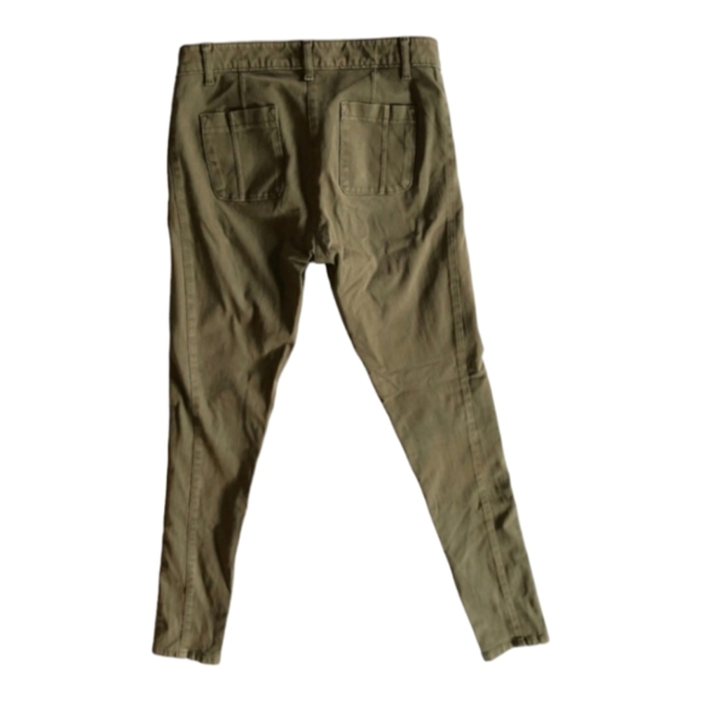 J.Crew Stretch Skinny Pants, Jeans, Olive Army  Green, Size 27. - Picture 3 of 8